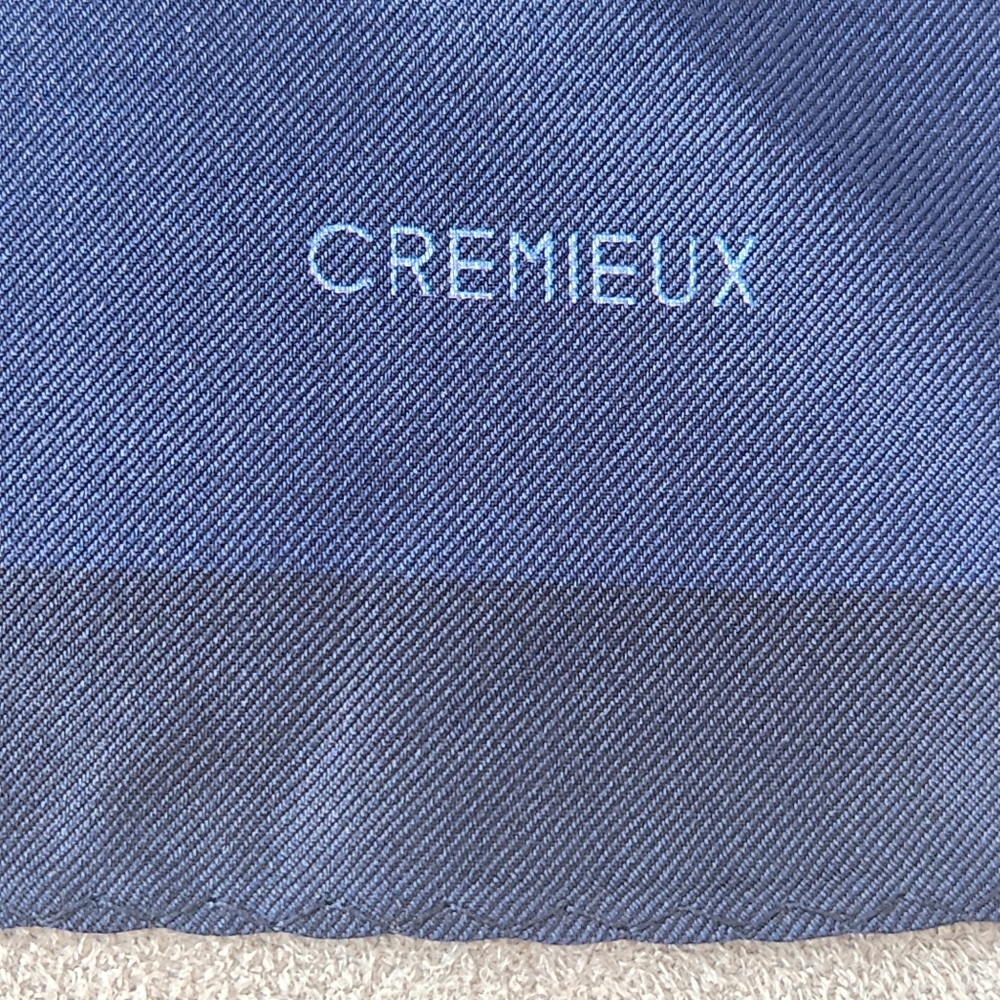 Cremieux Pocket Square 4 Panels Blue Paisley 100% Silk Foulard Pochette New $35 - Picture 5 of 11